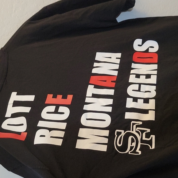 LOTT RICE MONTANA  Legends 49ers San Francisco T Shirt XL - Picture 6 of 7